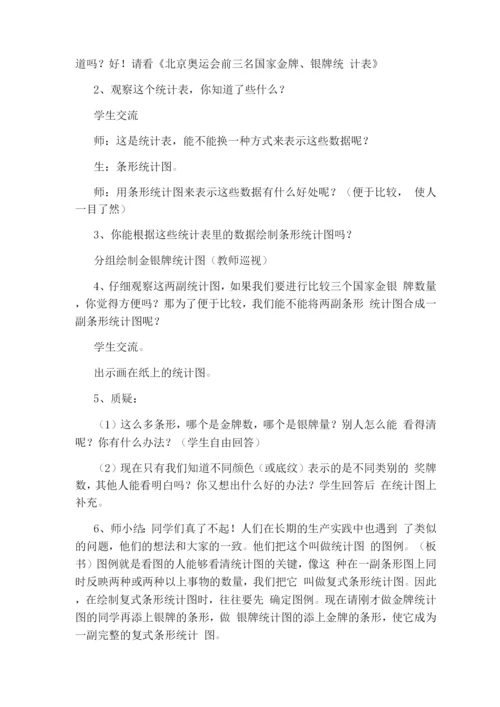 复式条形统计图教学设计及反思.docx