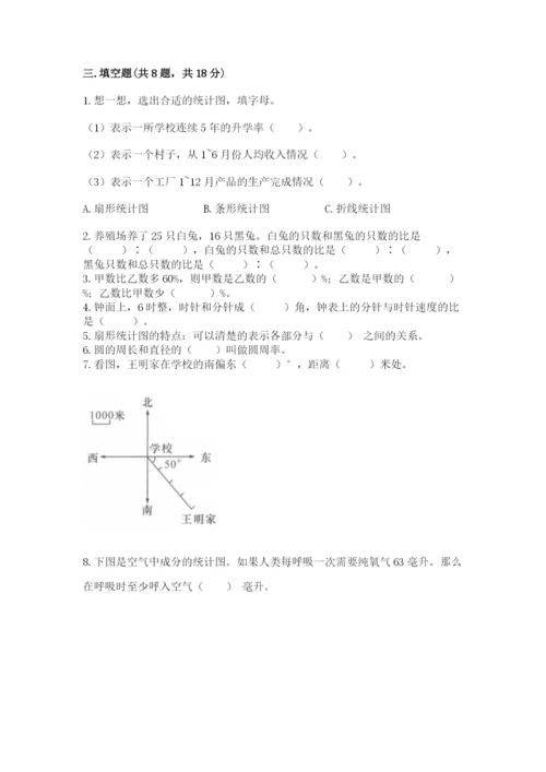 六年级上册数学期末测试卷及完整答案【历年真题】.docx
