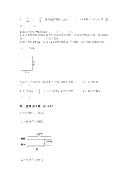 平武县六年级下册数学期末测试卷往年题考.docx