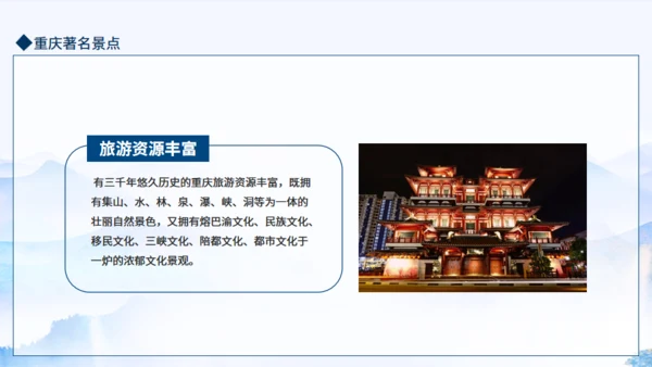 重庆魅力动态通用PPT模板