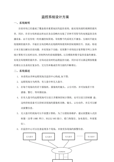 大城市公安监控系统综合设计专题方案.docx