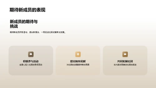 欢迎社团新成员