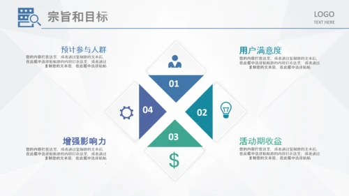 商务组织活动策划方案书计划书PPT模板