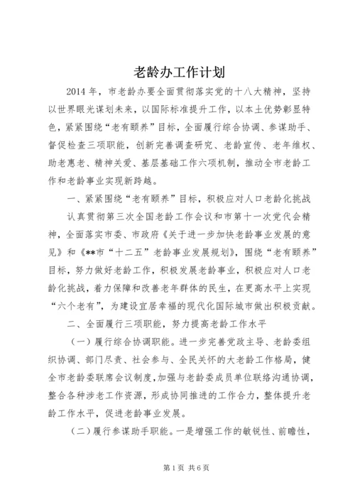 老龄办工作计划 (3).docx