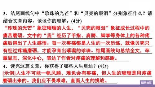 八年级上册 第四单元  群文阅读：散文“荟” 训练提升课件(共26张PPT)