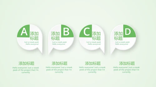 绿色清新医药销售工作总结动态PPT