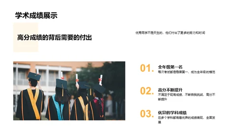 学习优秀的同学们