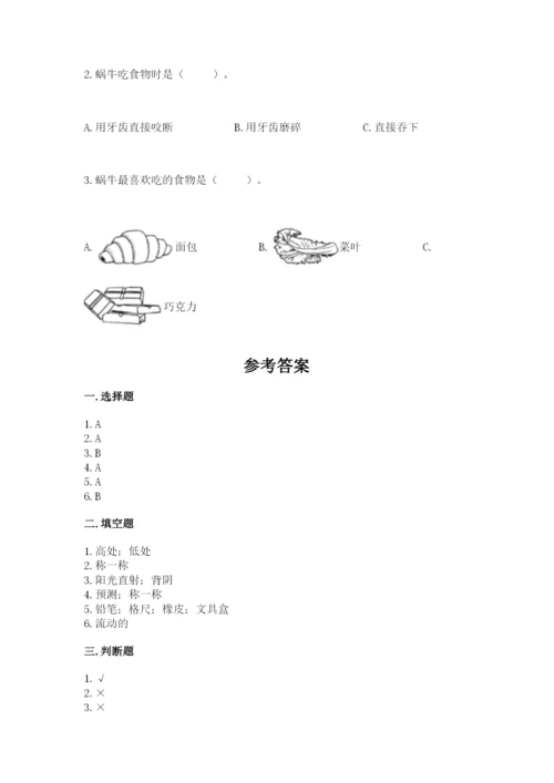教科版一年级下册科学期末测试卷【研优卷】.docx