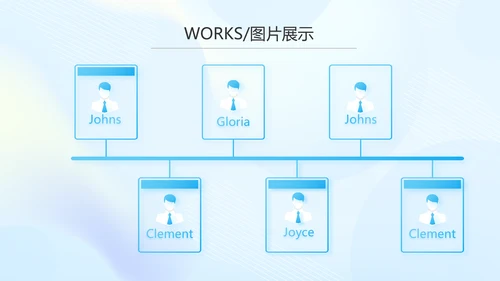 蓝色大气公司产品介绍图片展示PPT动态模板