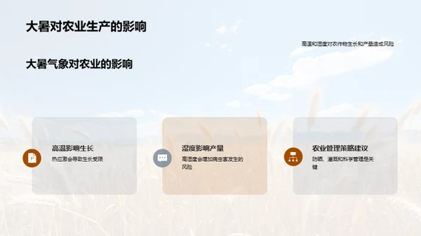 大暑农业应对策略