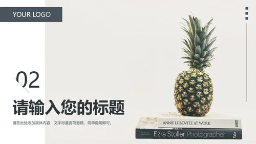简约商务工作汇报PPT模板