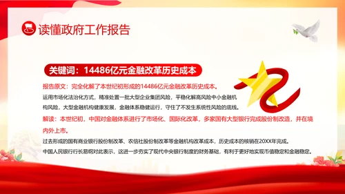学习全国两会工作报告全国两会政府工作报告PPT课件