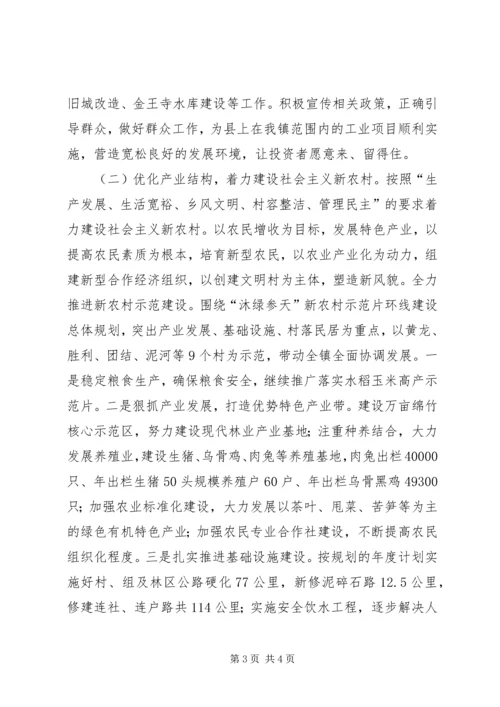 沐溪镇政府XX年工作计划.docx