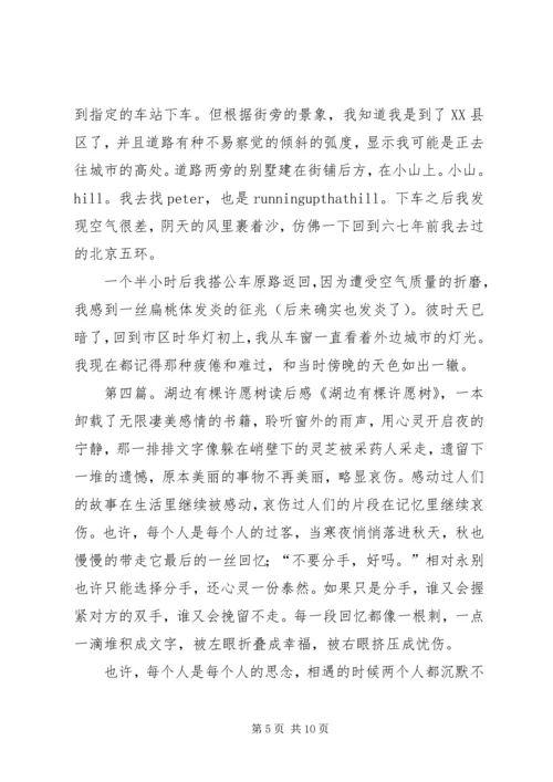山坡上有棵小银杏读后感.docx