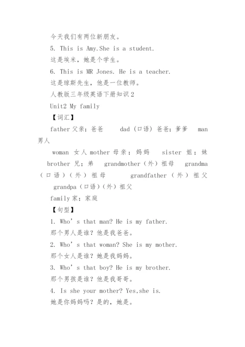 人教版三年级英语下册知识点总结.docx