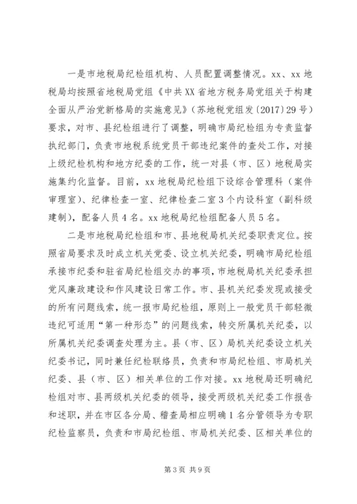 地税局纪检找补改提调研报告 (2).docx