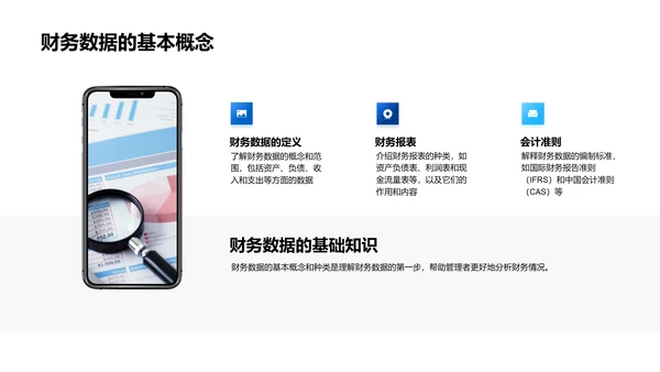 财务数据解析及应用PPT模板