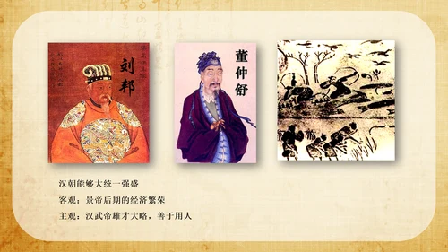 大统一的汉朝历史教学PPT课件
