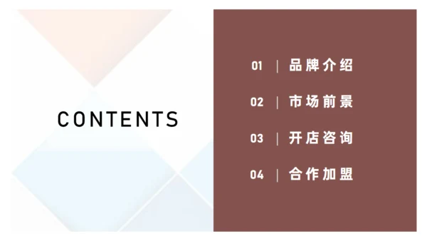 餐饮品牌招商推广通用PPT模板
