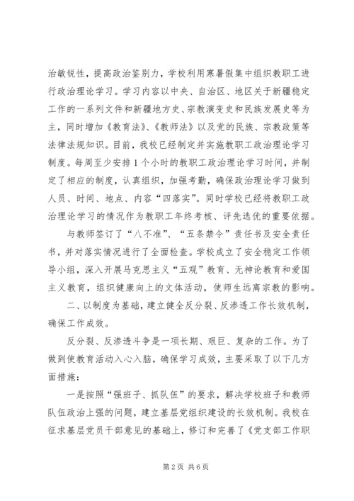 思想汇报(反分裂法) (5).docx