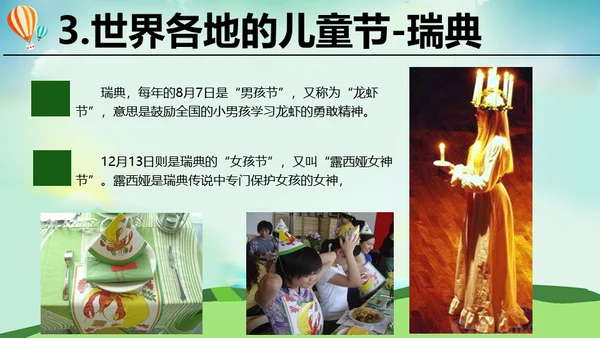 中小学幼儿园六一儿童节介绍通用PPT模板