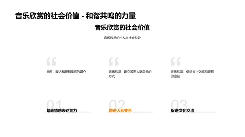 高中音乐欣赏教程PPT模板