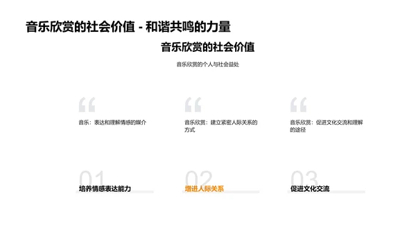 高中音乐欣赏教程PPT模板