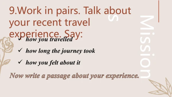 Module1 Travel Unit 3 Language in use 课件(共55张PPT)