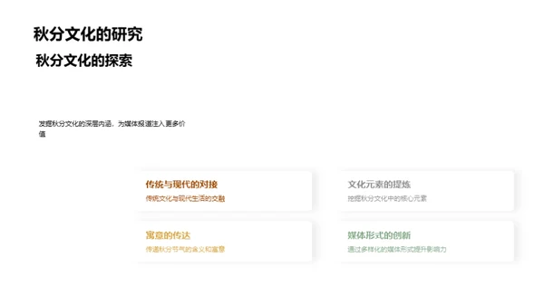 秋分文化与媒体传播