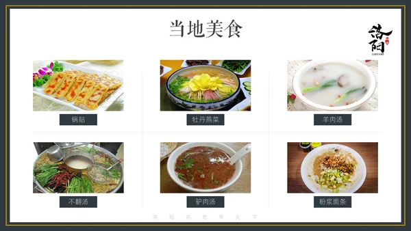 古都洛阳乐山大佛通用PPT模板