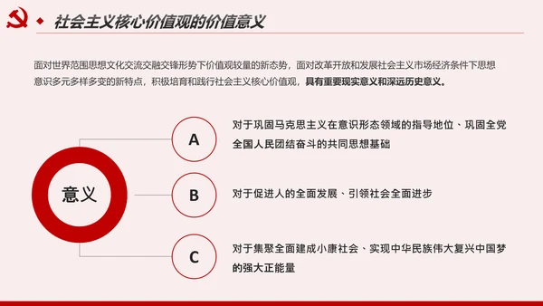 社会主义核心价值观宣讲主题教育微党课PPT