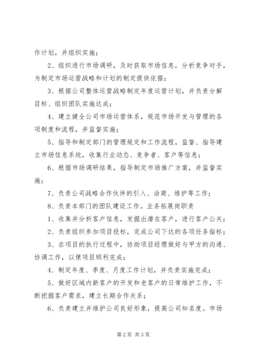 市场运营部工作规划 (3).docx