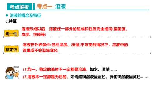 第九单元 溶液 复习课件 -2023-2024学年九年级化学下册同步精品课堂（人教版）
