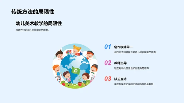 幼儿美术新教学法PPT模板