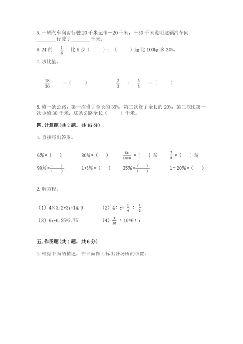 冀教版六年级下册数学 期末检测卷含完整答案【考点梳理】.docx