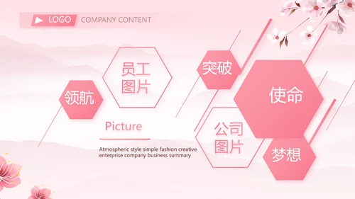 粉色中国风妇女主任述职报告动态PPT模板