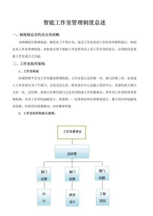 智能工作室管理新版制度汇编.docx