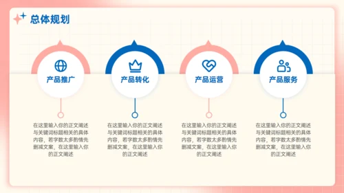 珊瑚粉弥散风工作业绩汇报年终总结通用PPT模板