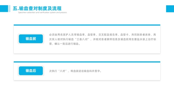 蓝色护理查对制度医疗健康简约商务工作总结个人述职PPT