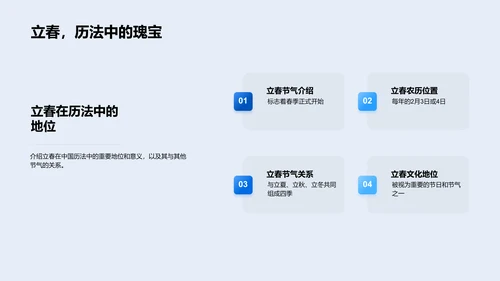 立春气象与生活影响PPT模板