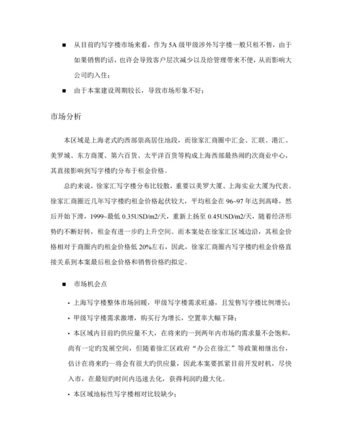 写字楼专项项目专题策划专题方案.docx