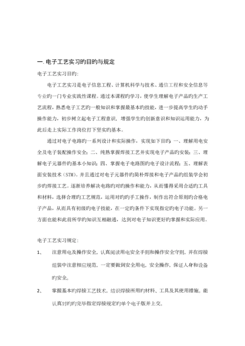 电子标准工艺实习的目的要求与内容.docx