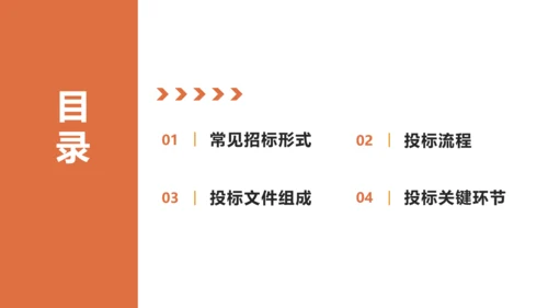 招投标知识培训PPT模板
