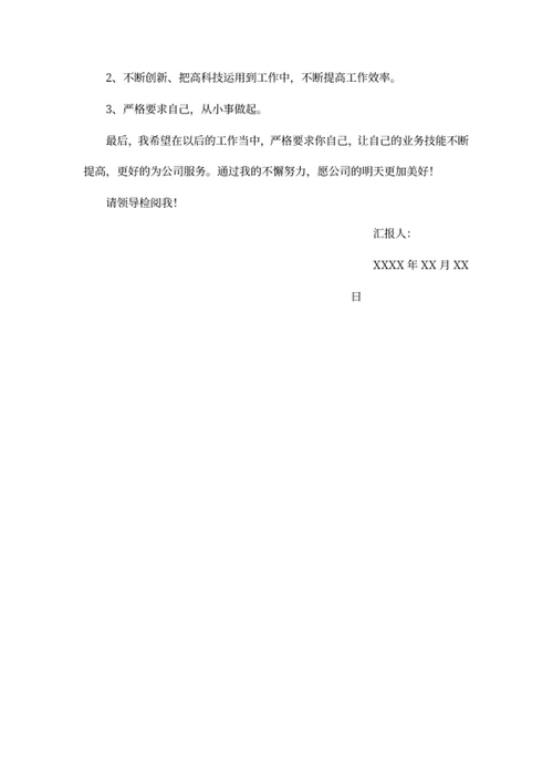 个人述职报告