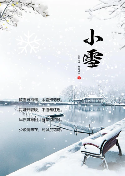 小雪宣传海报
