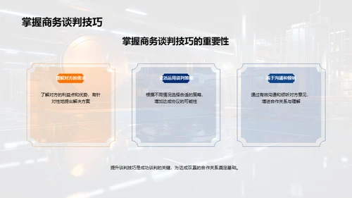 精通商务谈判技巧