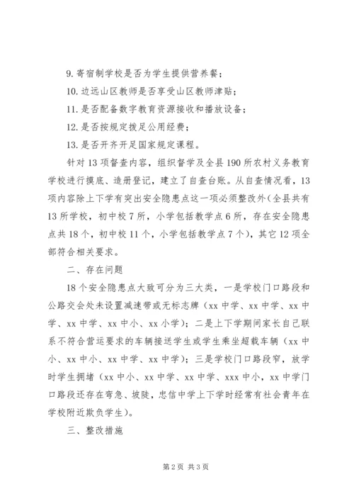 学校基本办学条件专项督导自查报告 (6).docx