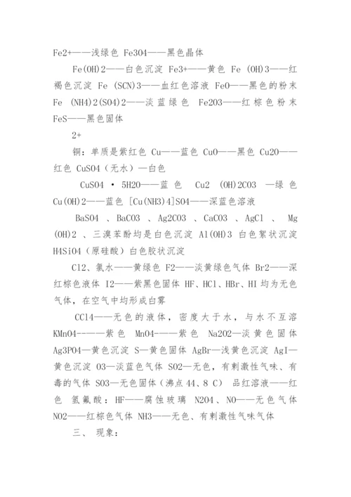 高中化学必修一必修二知识点总结.docx