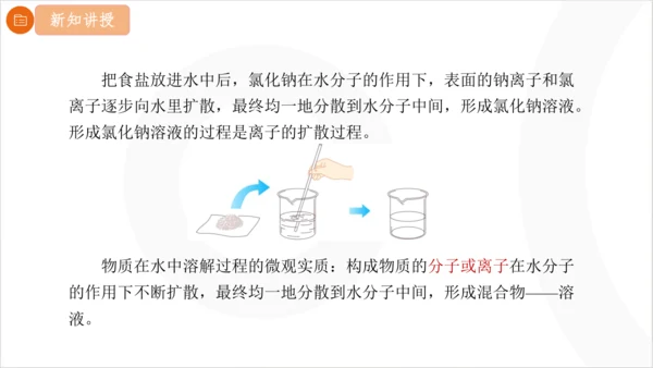 9.1.1 溶液的形成课件(共23张PPT内嵌视频) 2024-2025学年化学人教版九年级下册