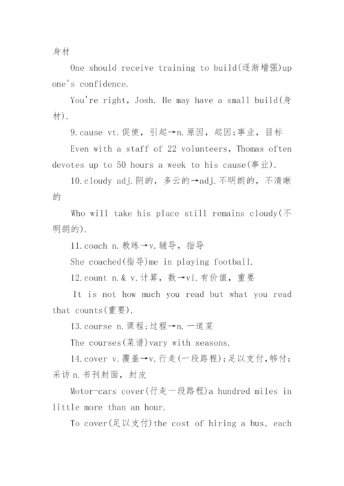高考英语最常考的词汇大全.docx